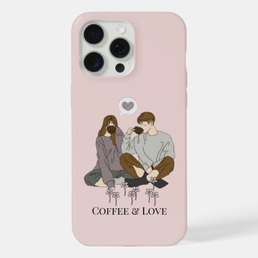 Cosy Coffee & Liebe: Perfekte Mischung für Ihr Han iPhone Hülle (Rückseite)