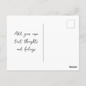 Cosy Coffee Shop in Paris Postkarte (Rückseite)