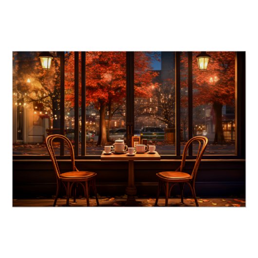 Cosy Coffee Shop Poster (Vorderseite)