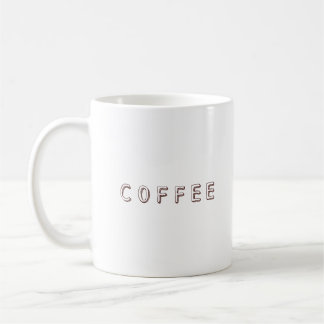 Cosy Coffee Typografy Design Kaffeetasse