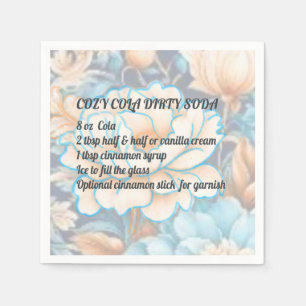 Cosy Cola Dirty Soda Napkin Serviette