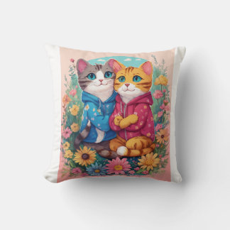 "Cosy Companions: Purr-fect Pillow Pals" Kissen