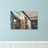 Cosy Corner Café Eintritt Leinwanddruck (Insitu (Holzboden))