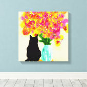 Cosy Corner Charm Leinwanddruck (Insitu (Holzboden))