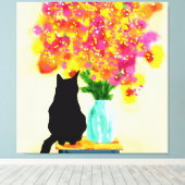 Cosy Corner Charm Leinwanddruck (Insitu (Holzboden))