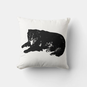 Cosy Corner Companion in Monochrome Kissen