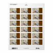 Cosy Corner von Carl Larsson Adressaufkleber (Vorne)