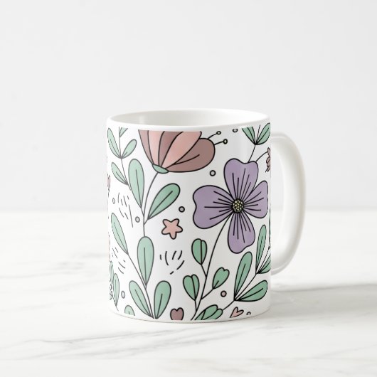 Cosy Cotattcore Floral Tasse Geschenk (VorderseiteRechts)