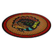 Cosy Country Turkey Kariert Charcuterhouse Board Schneidebrett (Ecke)