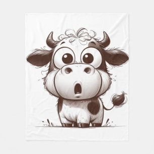 "Cosy Cow" Fleece Blanket - Schnuppern im Stil!