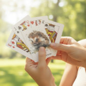 Cosy Critter: Igel in Wasserfarbe, Brauch Spielkarten