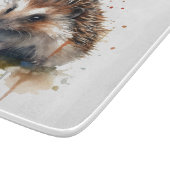 Cosy Critter: Igel in Wasserfarbe Schneidebrett (Ecke)