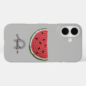 Cosy Crochet Watermelon Fruchtsästhetik Monogram Case-Mate iPhone Hülle (Rückseite (Horizontal))