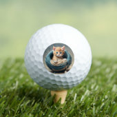 "Cosy Cuddles: The Kitten's Wooly Retreat" Golfball (Insitu T-Shirt)