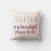 Cosy Diamond Pattern Kissen (Vorderseite)