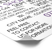 Cosy Dog, PET Adoption Poster (Ecke)