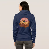 Cosy Donut Nickerchen Hoodie (Schwarz voll)