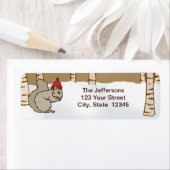 Cosy Eichhörnchen-Rücksendeadresse (Insitu)