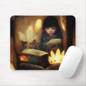 Cosy Fairy Book Mousepad (Mit Mouse)