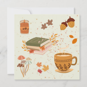 Cosy Fall Birthday Karte