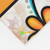 Cosy Fall Floral Personalisiert Name Fleecedecke (Ecke)