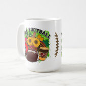 Cosy Fall Football Kaffeetasse (Vorderseite Links)