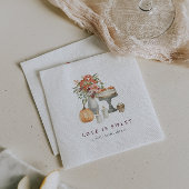 Cosy Fall Pumpkin Brautparty "Liebe ist süß" Serviette