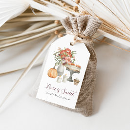 Cosy Fall Pumpkin "Liebe ist süß" Geschenkanhänger