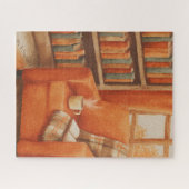 Cosy Fall Reading Bookmark Puzzle (Horizontal)