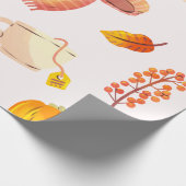 Cosy Fall Wrapping Paper Geschenkpapier (Ecke)