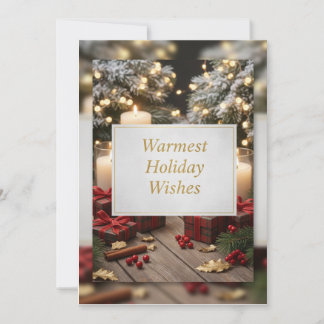"Cosy Festive Christmas Postcard - Whimsical Winte Feiertagskarte