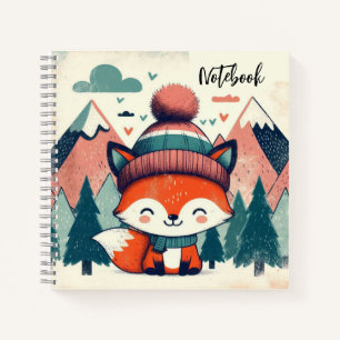 Cosy Fox Tales - Winter Woodland Charm Notizblock