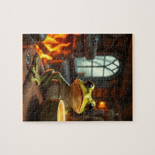 Cosy Frog Puzzle (Horizontal)