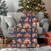 Cosy Gingerbrei & Hot Cocoa Weihnachten Fleecedecke