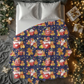 Cosy Gingerbrei & Hot Cocoa Weihnachten Fleecedecke