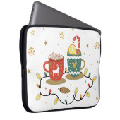 Cosy Gold Weihnachtskaffee Cococoa Laptopschutzhülle (Vorne Rechts)