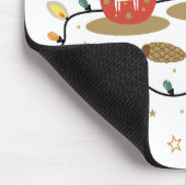 Cosy Gold Weihnachtskaffee Cococoa Mousepad (Ecke)