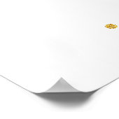 Cosy Gold Weihnachtskaffee Cococoa Poster (Ecke)