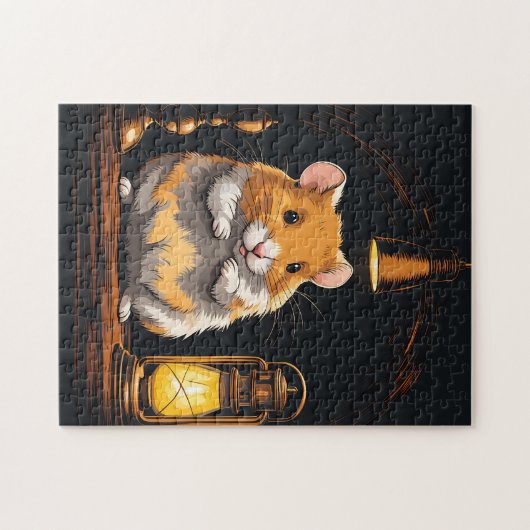 Cosy Hamster Animal Puzzle (Horizontal)