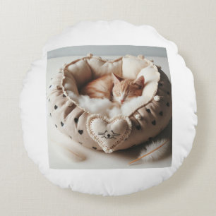 Cosy Haven Pet Pillow Bed" Rundes Kissen