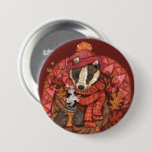 Cosy Herbst Badge Art Button (Vorne & Hinten)