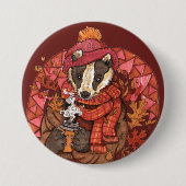 Cosy Herbst Badge Art Button (Vorderseite)