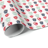 Cosy Hot Cococoa Tasse Wrapping Paper Geschenkpapier (Rolleneckpunkt)