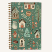 "Cosy Hütte" Cotattcore Aesthetic Journal Notizblock (Vorderseite)