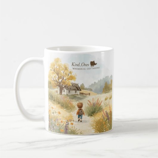 Cosy Hütte Path Coffee Tasse - Kind_Ones Whimsical (Links)