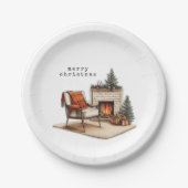 Cosy Hygge Christmas Pappteller (Vorderseite)