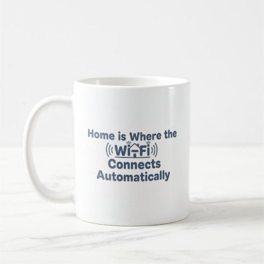 Cosy Introvert Wi-Fi-Tasse Kaffeetasse (Links)