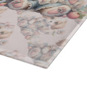 Cosy Kawaii Cotattcore Farmcore Farmcore Puppy Sty Schneidebrett (Ecke)