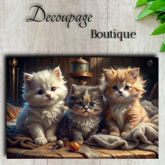 Cosy Kittens Seidenpapier