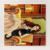 Cosy Library Haven Puzzle (Horizontal)